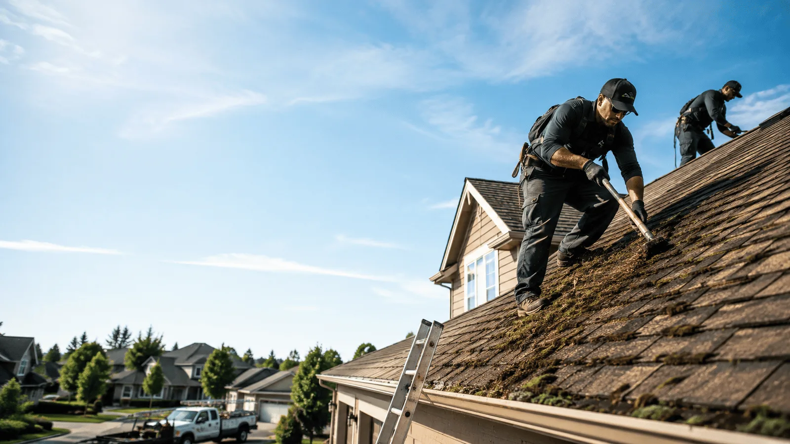 Roof Moss Removal in Cowden, IL near me